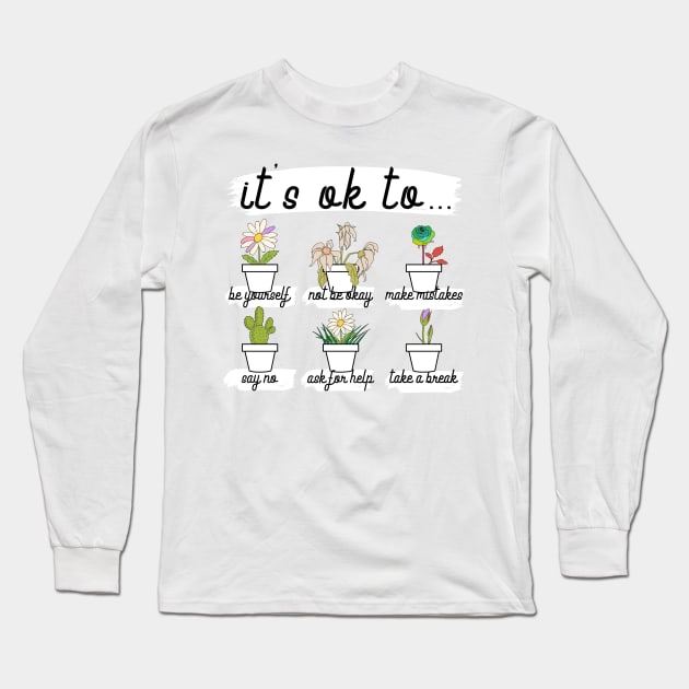 It’s ok… Long Sleeve T-Shirt by lauraroman